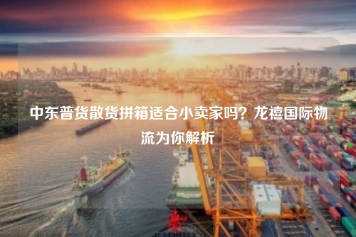 中东普货散货拼箱适合小卖家吗？龙禧国际物流为你解析