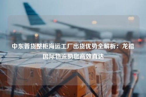 中东普货整柜海运工厂出货优势全解析：龙禧国际物流助您高效直达