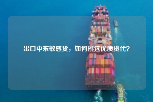 出口中东敏感货，如何挑选优质货代？