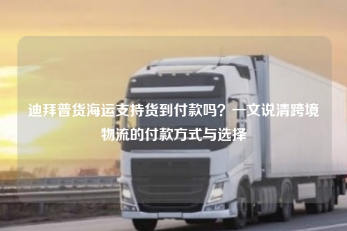 迪拜普货海运支持货到付款吗？一文说清跨境物流的付款方式与选择