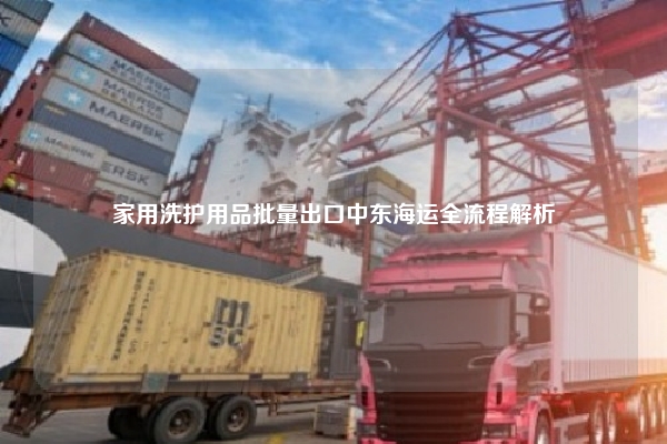 家用洗护用品批量出口中东海运全流程解析