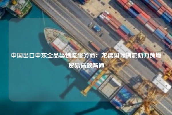 中国出口中东全品类物流服务商：龙禧国际物流助力跨境贸易高效畅通
