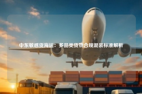 中东敏感货海运：多品类货物合规混装标准解析