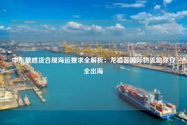 中东敏感货合规海运要求全解析：龙禧客国际物流助你安全出海