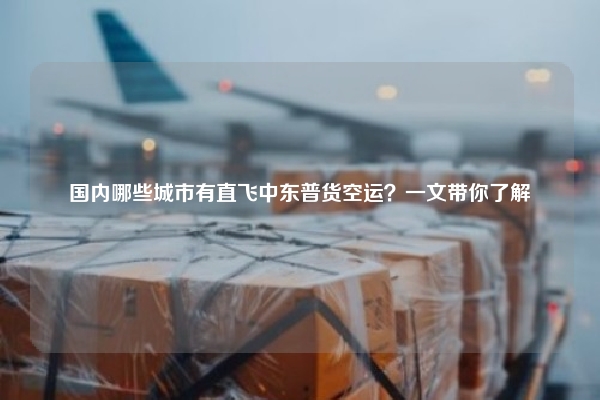 国内哪些城市有直飞中东普货空运？一文带你了解