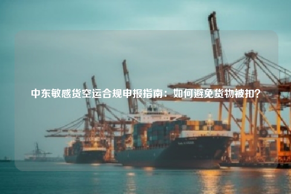 中东敏感货空运合规申报指南：如何避免货物被扣？