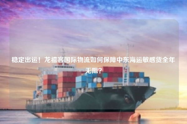 稳定出运！龙禧客国际物流如何保障中东海运敏感货全年无阻？