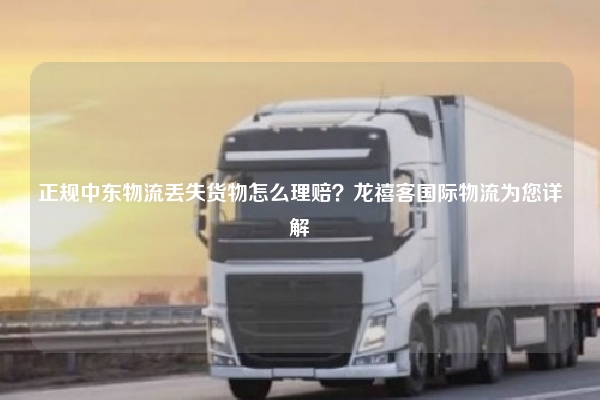 正规中东物流丢失货物怎么理赔？龙禧客国际物流为您详解