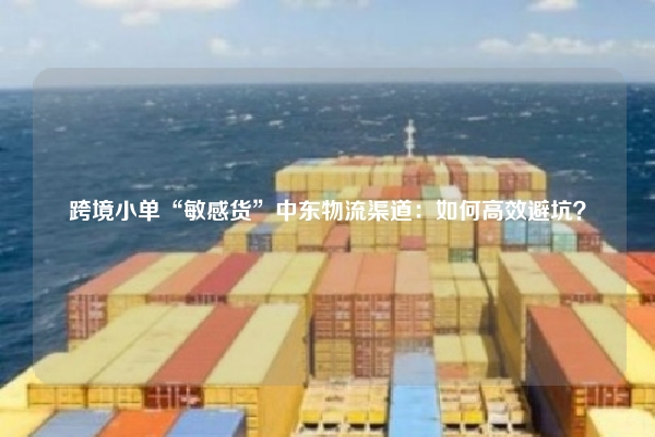 跨境小单“敏感货”中东物流渠道：如何高效避坑？