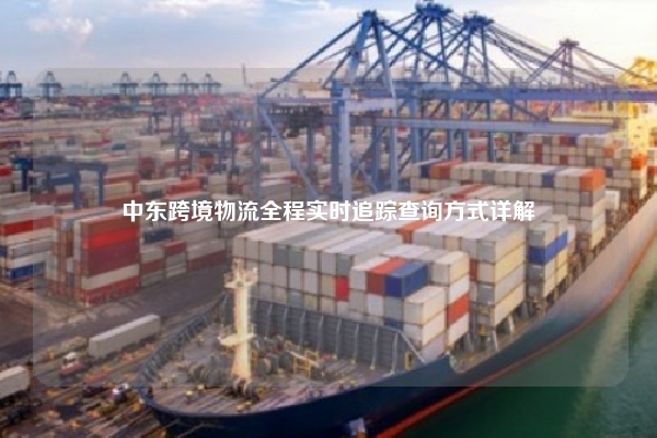中东跨境物流全程实时追踪查询方式详解